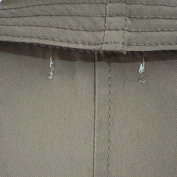 Max Studio Brown Draped Blazer PTP 24 inches Flaw see picture. - Picture 4 of 4